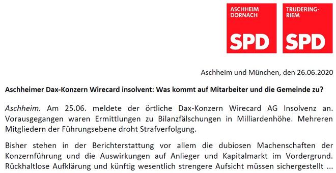 PM Wirecard