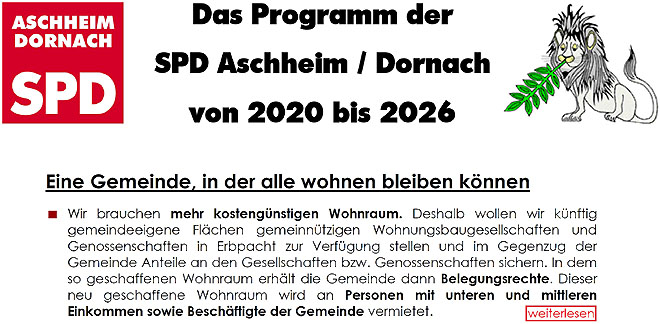 Programm 2020 - 2026